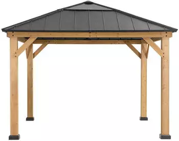 Sunway Sunjoy Gazebo Pirin 393 x 335 cm anthrazit