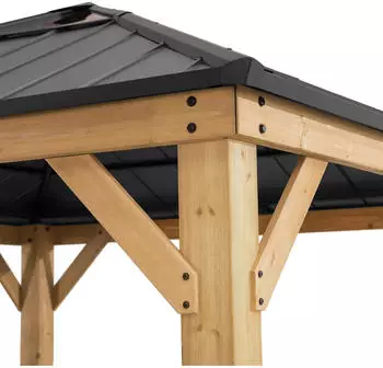 Sunway Sunjoy Gazebo Pirin 393 x 335 cm anthrazit – Ein Rückzugsort im Grünen: Der Sunway Sunjoy Gazebo Pirin 393 x 335 cm anthrazit