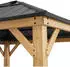 Sunway Sunjoy Gazebo Pirin 393 x 335 cm anthrazit