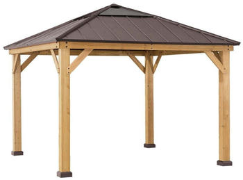 Sunway Sunjoy Gazebo Pirin 393 x 335 cm braun