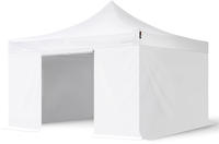 TOOLPORT Faltzelt Faltpavillon Pavillon 4x4m - mit 4 Seitenteilen (ohne Fenster)