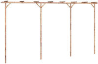 vidaXL Pergola Bambus 385x40x205 cm