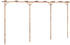 vidaXL Pergola Bambus 385x40x205 cm (341747)