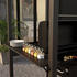 Outsunny BBQ Grillpavillon mit Haken Stahl bronze