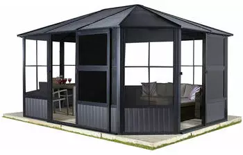 Sojag Charleston 384 x 367 cm anthrazit (SJ12510) – Entdecken Sie den Sojag Charleston 384 x 367 cm in Anthrazit