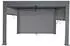 Mendler Pergola MCW-L46 mit Seitenwand 11cm Alu anthrazit (90514)