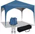 Woltu Pavillon Pop-Up Oxford Metallrahmen 3x3m Blau (PVL0003bl)