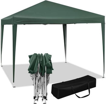Woltu Pavillon Pop-Up Oxford Metallrahmen 3x3 m Gr&uuml;n