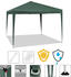 Woltu Pavillon Pop-Up Oxford Metallrahmen 3x3 m Grün