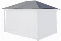 Quick-star - Ersatzdach F&uuml;r Garten Pavillon 3x4m Grau Pavillondach Ersatzbezug