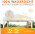 Kronenburg Faltpavillon 3x3m wasserdicht ohne Seitenteile champagner