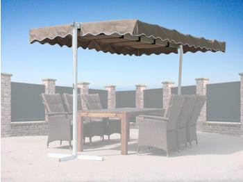 QUICK STAR Pavillonersatzdach Dubai für Terrassendach 375x225 cm beige