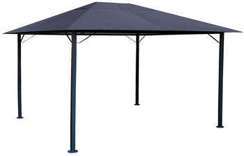 QUICK STAR Metall Garten Pavillon Nizza 3x4m Grau