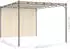 vidaXL Gartenpavillon mit Seitenvorhang 4 x 3 x 2,25 m creme (47994)