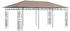 vidaXL Pavillon mit Moskitonetz 6x3x2,73 m 180 g/m² Taupe (312253)