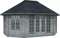 Palmako Gartenhaus "Pavillon Hanna" grau