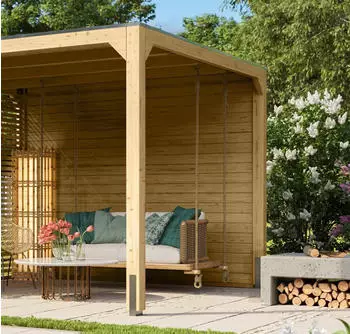 Karibu Side Wall Pavilion Cubus