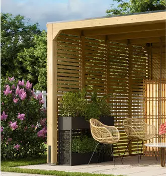 Karibu Slat Wall Pavilion Cubus
