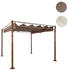 Mendler Pergola HWC-L42 Terrassenüberdachung braun (98766)