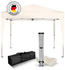 Kronenburg Faltpavillon 2x2m ohne Seitenteile champagner