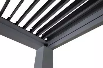Mendler HWC-L46 Aluminium 3x6m anthrazit – Hochwertiges Aluminiumgestell für maximale Stabilität