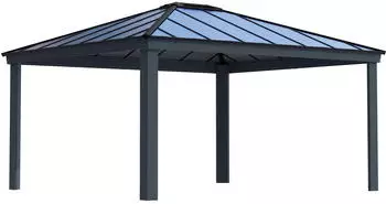 Palram Canopia Dallas Garden Gazebo 306,7x483,7x422cm Anthrazit