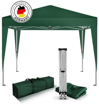 Kronenburg Faltpavillon 2x2m wasserdicht ohne Seitenteile grün