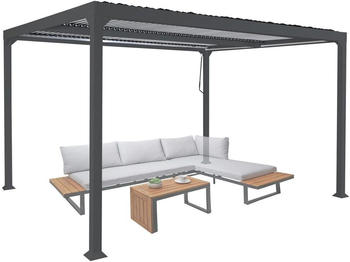 Mendler Alu Pergola MCW-L41 3x3,7m anthrazit