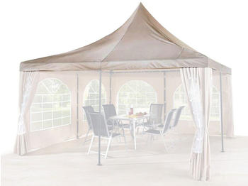 QUICK STAR Ersatzdach 4x4m für Lounge Pavillon Sahara Sand