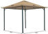 QUICK STAR Metall Garten Pavillon Nizza 3x3m Sand