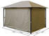 QUICK STAR Metall Garten Pavillon Nizza 3x4m Sand mit 4 Seitenteilen