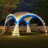 Swing & Harmonie LED Event Pavillon 3,6x3,6m blau