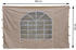 QUICK STAR 2 Seitenteile mit PVC Fenster 300x195cm für Pavillon Sahara 3x3m Sand