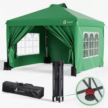 Vounot Pavillon 3 x 3 m gr&uuml;n (7563834687628)