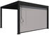 Weide Deluxe Pergola mit Sonnenrollo anthrazit