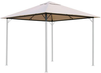 QUICK STAR Set Ersatzdach und 2 Seitenteile für Garten Pavillon 3x3m Sand