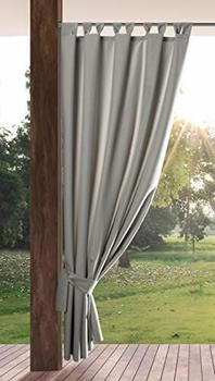 Eurofirany Garden Outdoorvorh&auml;ng grau