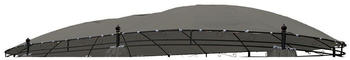 Linder Exclusiv Lex Ersatzdach für Pavillon oval 5,3 x 3,5 m wasserdich steingrau