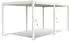Weide Deluxe Voll-Alu Pavillon 3 x 6 m mit Lamellendach weiß