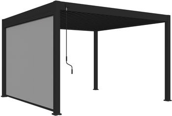 Weide Sonnenrollo für Pergola 360 cm anthrazit