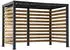 Sunway Sunjoy Stahl-Pergola Marao 313 x 191 cm schwarz/braun