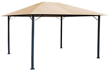QUICK STAR Metall Garten Pavillon Nizza 3x4m Sand