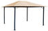 QUICK STAR Metall Garten Pavillon Nizza 3x4m Sand