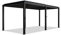 JUSKYS Pergola / Lamellendach Tahiti (3 x 5,9 m, Anthrazit) grau