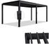 Juskys Tahiti 3x5,9 m Stahl Anthrazit
