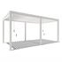 Weide Classic Alu-Stahl Pavillon freistehend 3 x 5,3 m weiß