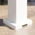 Weide Classic Alu-Stahl Pavillon freistehend 3 x 5,3 m weiß