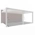 Weide Deluxe Plus Aluminium Pavillon 4 x 6 m weiß