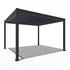 Weide Elektrische Deluxe Aluminium Pergola 3,6 x 4 m mit LED