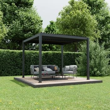 Ximax Pergola Shade Aluminium 300 x 300 cm dunkelgrau